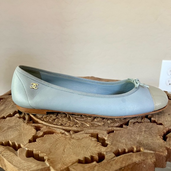 Chanel Blue Flats - Picture 2 of 6